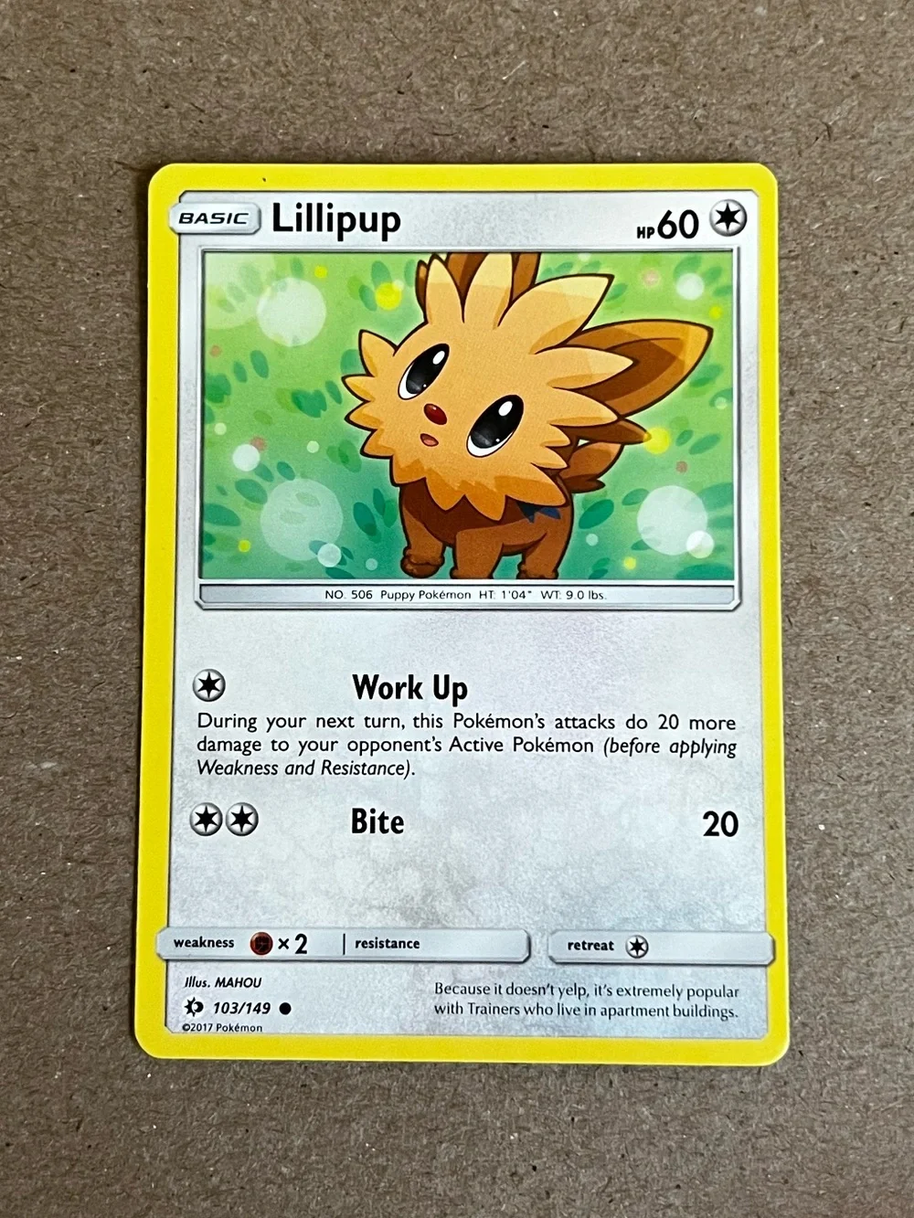 Pokémon TCG 2 Cards. Lickitung 113/163 HP 110 And Lillipup 103/149 HP 60